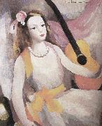 Marie Laurencin The Girl with guitar painting